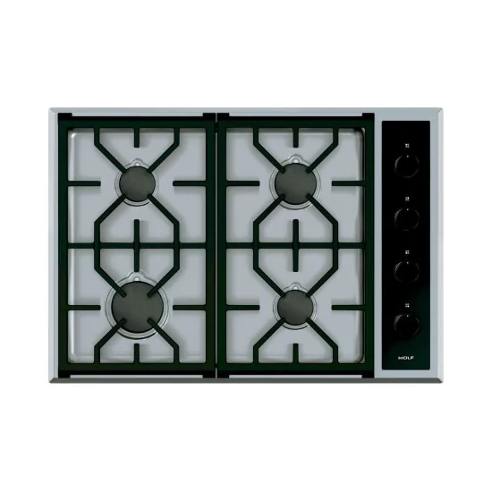 cocina superior en línea de transición 4 fuegos