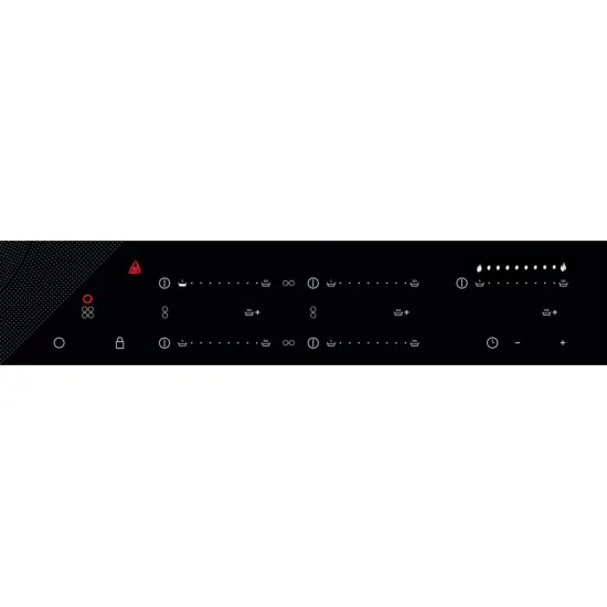 Роскошная индукционная варочная панель: 5 зон для удовлетворения ваших потребностей.