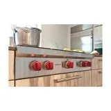 Профессиональный план приготовления газа: 4 пожара + Teppanyaki.