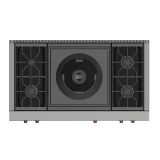 Профессиональный план приготовления газа: 4 Плитаа + Вок.