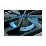 Professioneller Gasherd: 6 Brenner + Teppanyaki