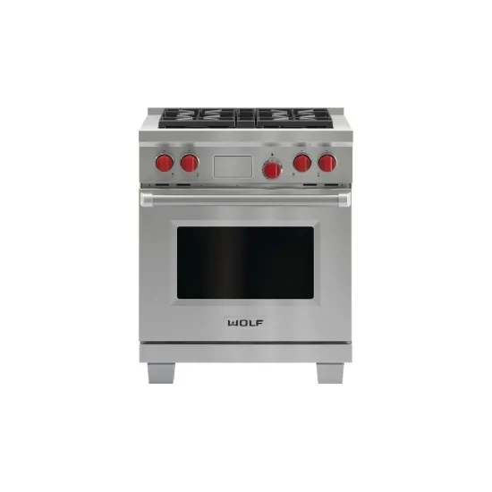 cocina de combustible dual 4 fuegos + 1 horno