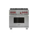 cocina de combustible dual 6 fuegos + 1 horno