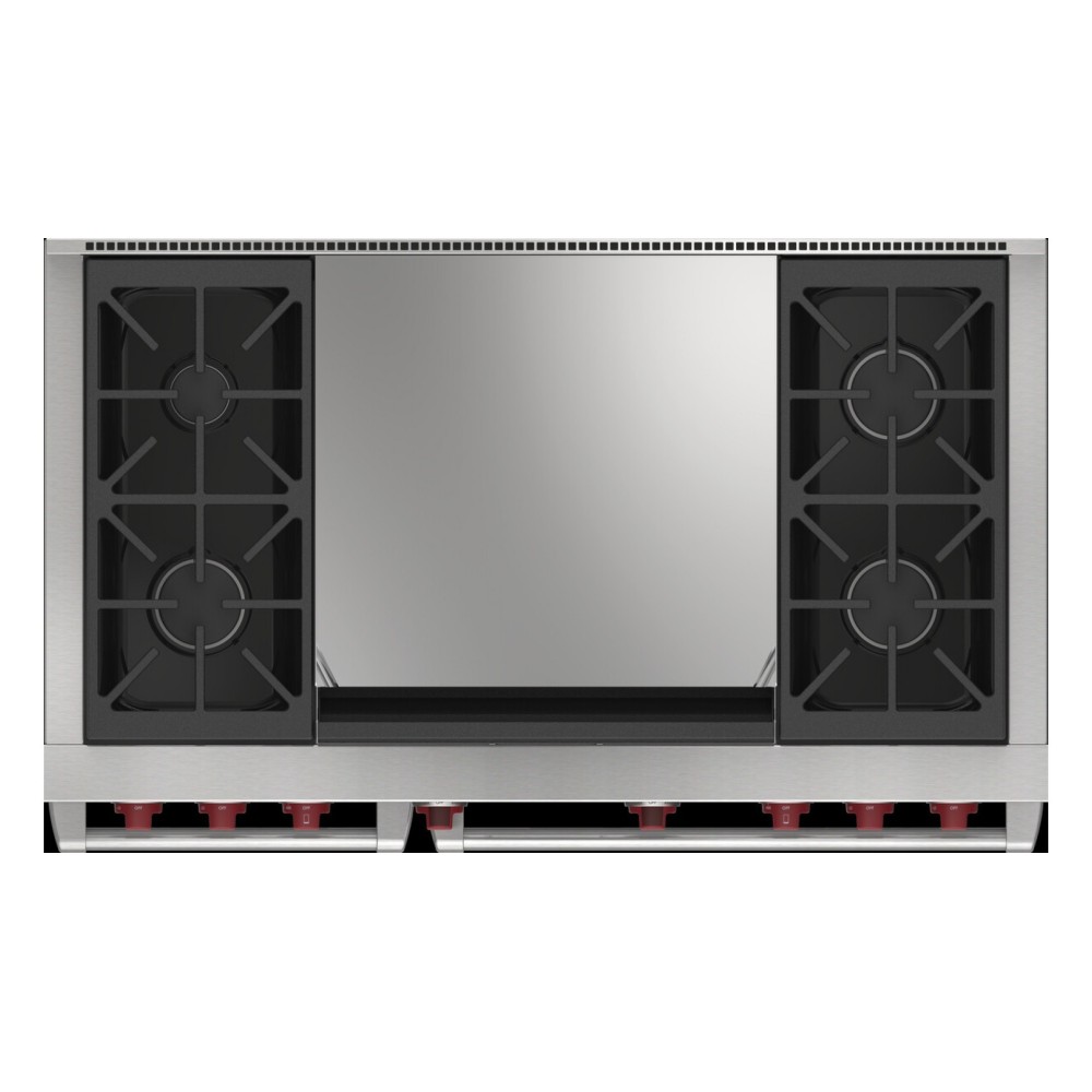 Cuisine bi-combustible à 4 brûleurs avec double teppanyaki et deux fours&nbsp;: découvrez l'explosion du goût&nbsp;!