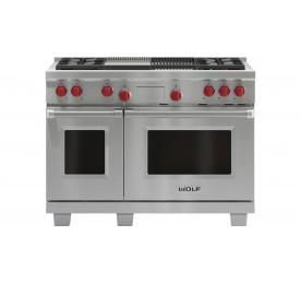 dual fuel cooker 4 burners + grill + teppanyaki + 2 ovens