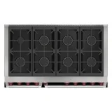 Кухня Sub-Zero Wolf: 8 конфорок и 2 двухтопливные духовки.