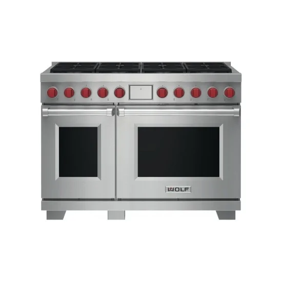 двухтопливная кухня с 8 конфорками + 2 духовки