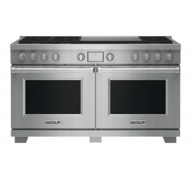 dual fuel kitchen with 6 burners and double teppanyaki with 2 ovens