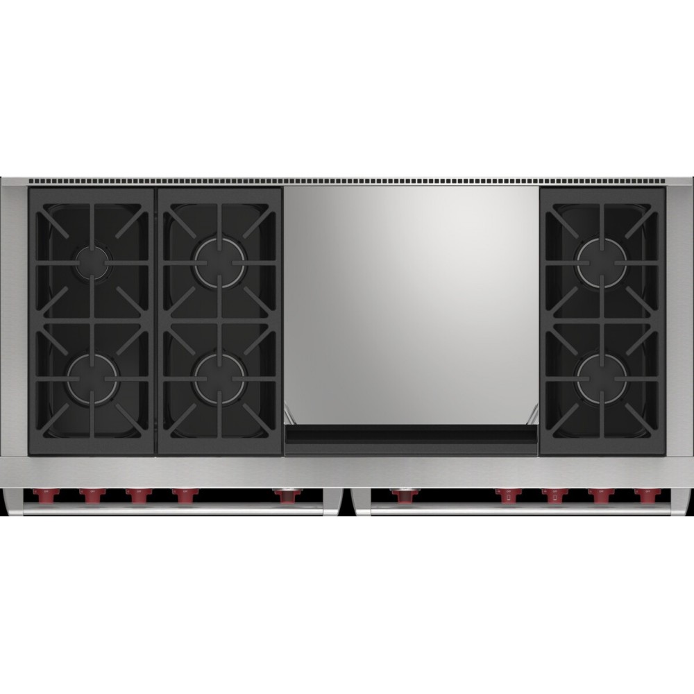 Cocina Doble Combustible: 6 Cocinadores, doble Teppanyaki y 2 hornos!