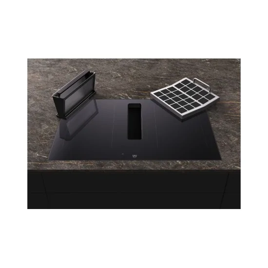 Piano Cottura a Induzione V-ZUG con Aspirazione Dual Design.