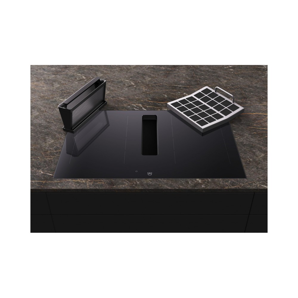 V-ZUG индукционная крышка с двойным дизайном всасывания.