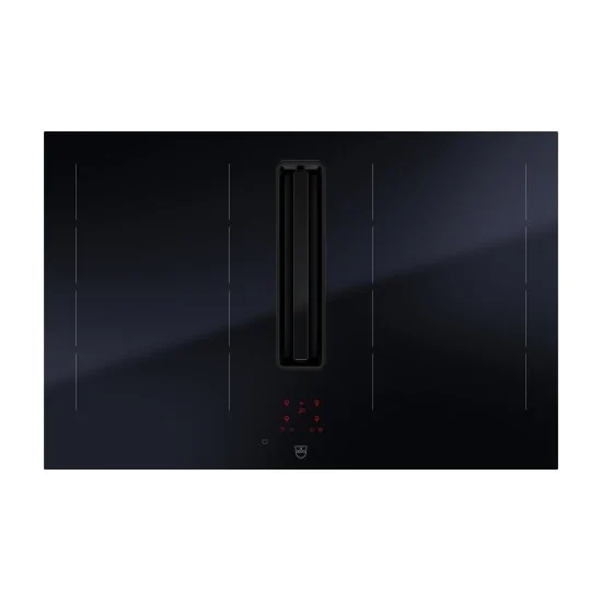 варочная панель combicooktop V4000 I804 индукционная ZoneFlex со встроенной вытяжкой из оптического стекла двойной конструкции