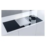 Maxiflex-Induktionskochfeld: Dualer Designstil mit 2 Zonen.