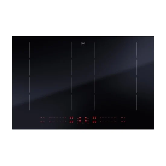 table de cuisson à induction V4000 l804 Zoneflex 4 zones double design Optiglass