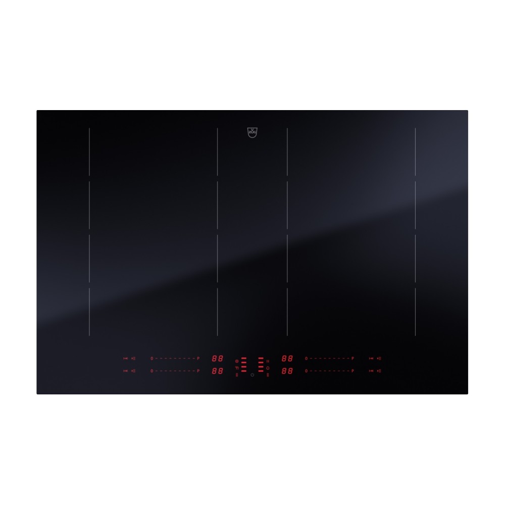 table de cuisson à induction V4000 l804 Zoneflex 4 zones double design Optiglass