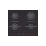 4-Flammen-Gas-Kochfeld in Doppelausführung