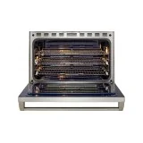 Cucina Professionale: Piano ad Induzione a 5 Zone + 1 Forno Sub-Zero Wolf