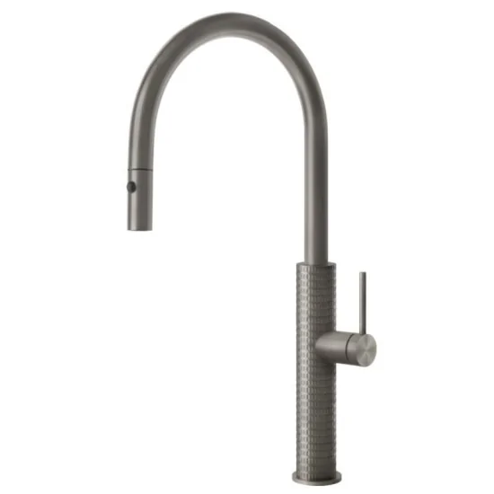 Gessi 60024 - Mélangeur avec la Girevole de Canna et la corbeille double de Doccetta |MISUMI