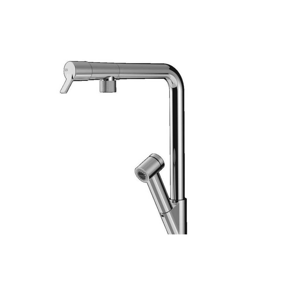 Gessi 60640 - Mezcladora fija con ducha extraíble