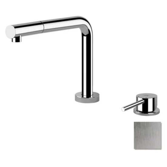 Gessi 50109 - Mitigeur pliant avec bec orientable et douchette |MISUMI