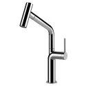 Gessi 60313 - Mitigeur avec bec orientable et douchette à double jet : Finitions Gessi - 031 chrome