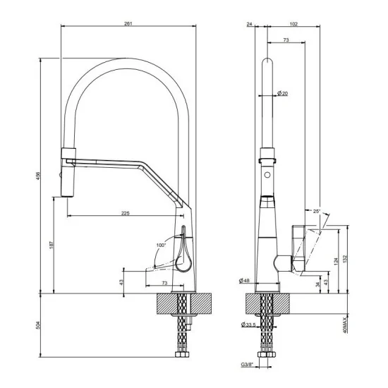 Gessi 17191 Mezclador de lavabo Semi-Pro: Precio y Ofertas Duegstore.com