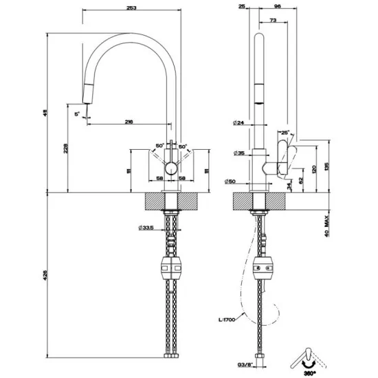 Gessi 60077 Mixer Waschmaschine mit Dusche: Angebote | Duegstore.com