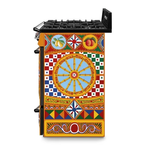 Cucina Glamour con Piano di Cottura a Gas Dolce & Gabbana 90x60 cm.