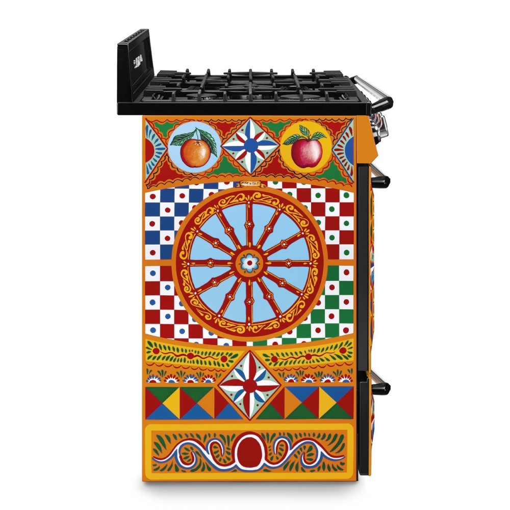 Cucina Glamour con Piano di Cottura a Gas Dolce & Gabbana 90x60 cm.