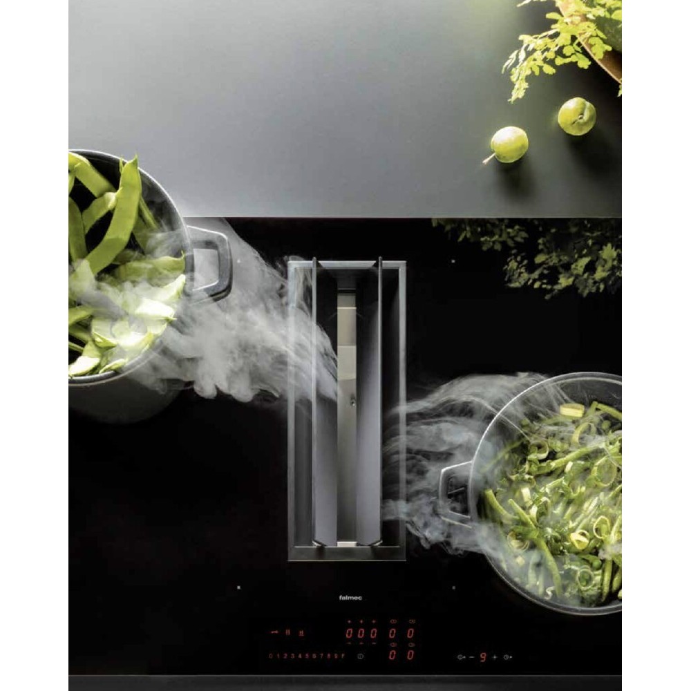 Falmec Quantum Pro Easy: il piano cottura ad induzione con aspirazione integrata che ti fa risparmiare tempo e fatica