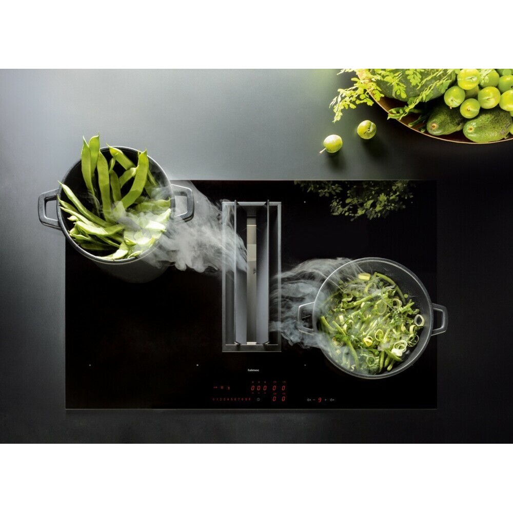 Falmec Quantum Pro: il piano cottura ad induzione con aspirazione integrata che dona un tocco di stile alla tua cucina