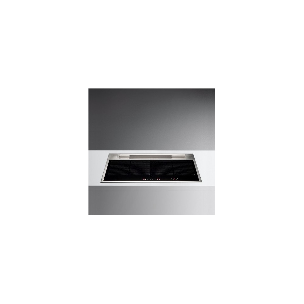 Falmec Sintesi inox: das Induktionskochfeld mit integrierter Dunstabzugshaube, das Stil und Funktionalität vereint