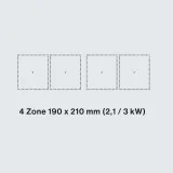 Falmec 88 cm induction hob: the elegant and functional hob