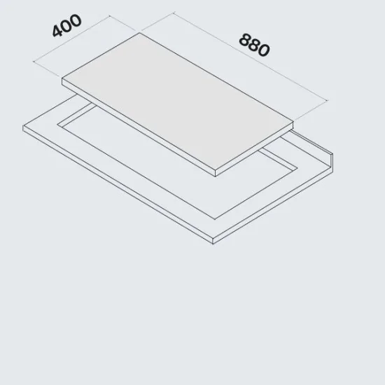 Falmec 88 cm Induktionskochfeld: das elegante und funktionale Kochfeld
