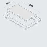 Falmec 88 cm induction hob: the elegant and functional hob