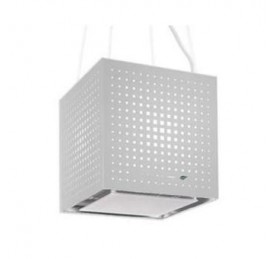 Falmec RUBIK E.ION System wall white is a wall-mounted extractor hood with a modern and elegant design.