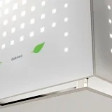Falmec RUBIK E.ION System parete bianco è una cappa aspirante a parete dal design moderno ed elegante.