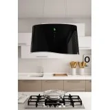 Falmec MARE E.ION E.ion System black island 66 cm: the extractor hood that eliminates odors