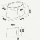 Falmec MARILYN E.ION E.ion System Hotte murale 67 cm : la hotte aspirante qui donne une touche de style à votre cuisine