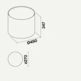 Hotte îlot Falmec Twister E.ion : design essentiel et purification de l'air