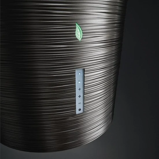 Falmec TWISTER E.ION îlot 45 cm noir