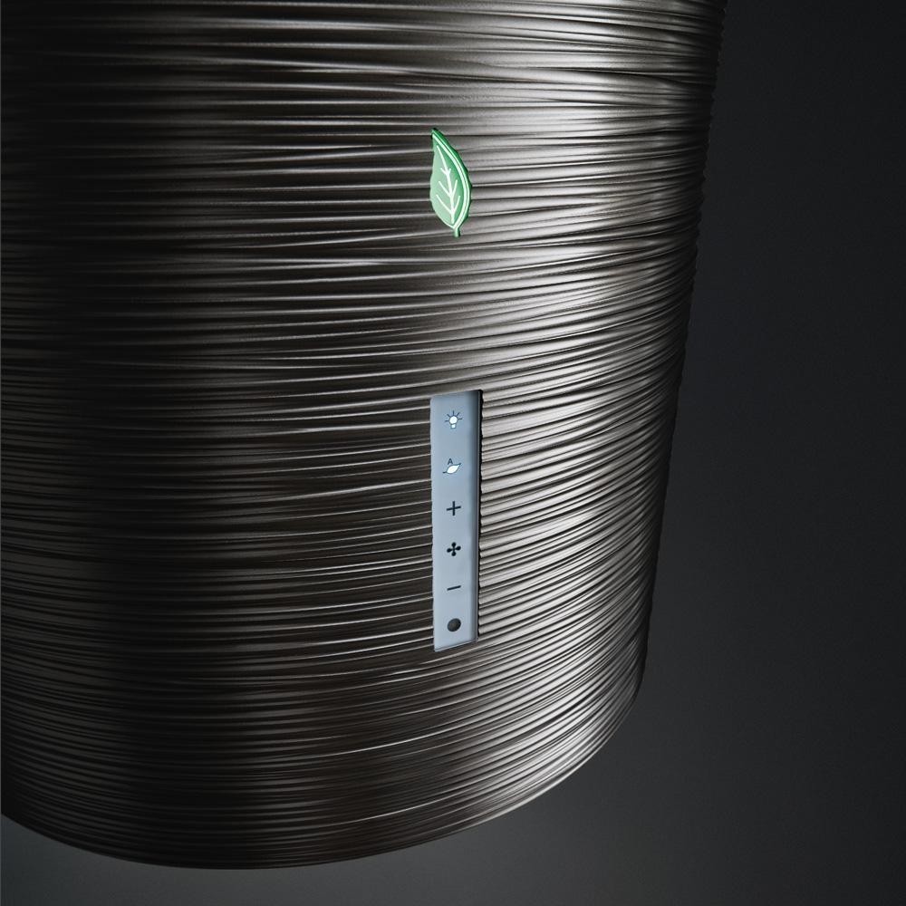 falmec cappa TWISTER E.ION isola 45 cm nero