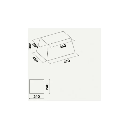 Falmec LUMIÈRE E.ION Système îlot
