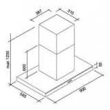 Falmec Lumina NRS wall hood: classic design and air purification