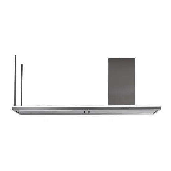 Falmec Lumen Isola 175 NRS : Hotte îlot puissante et silencieuse au design moderne