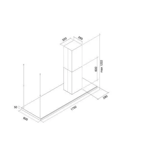 Falmec Lumen Isola 175 NRS: Powerful and silent island hood with modern design