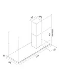 Falmec Lumen Isola 175 NRS: Leistungsstarke und leise Inselhaube mit modernem Design