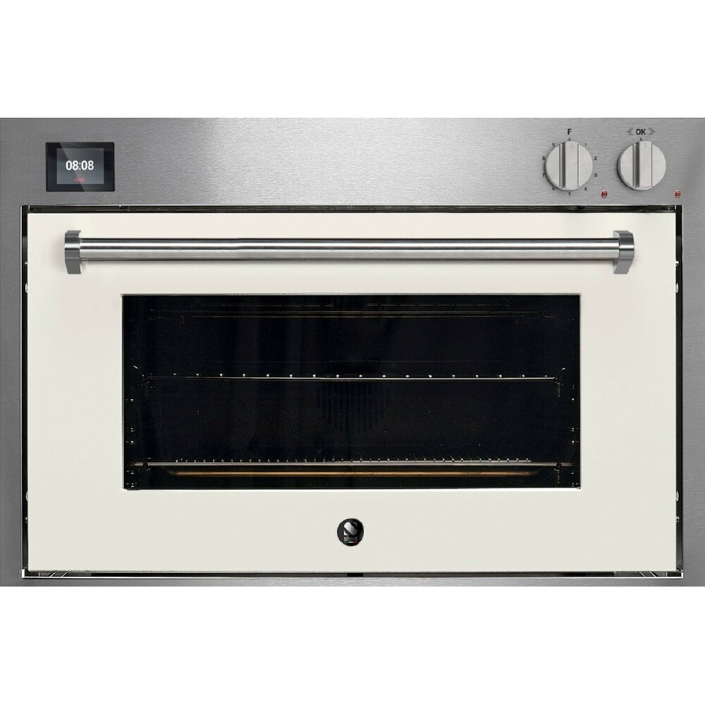 Stahl GQFE9 | Maxi Backofen 90x60cm | Combi-Steam | 15 Funktionen | Große Kapazität