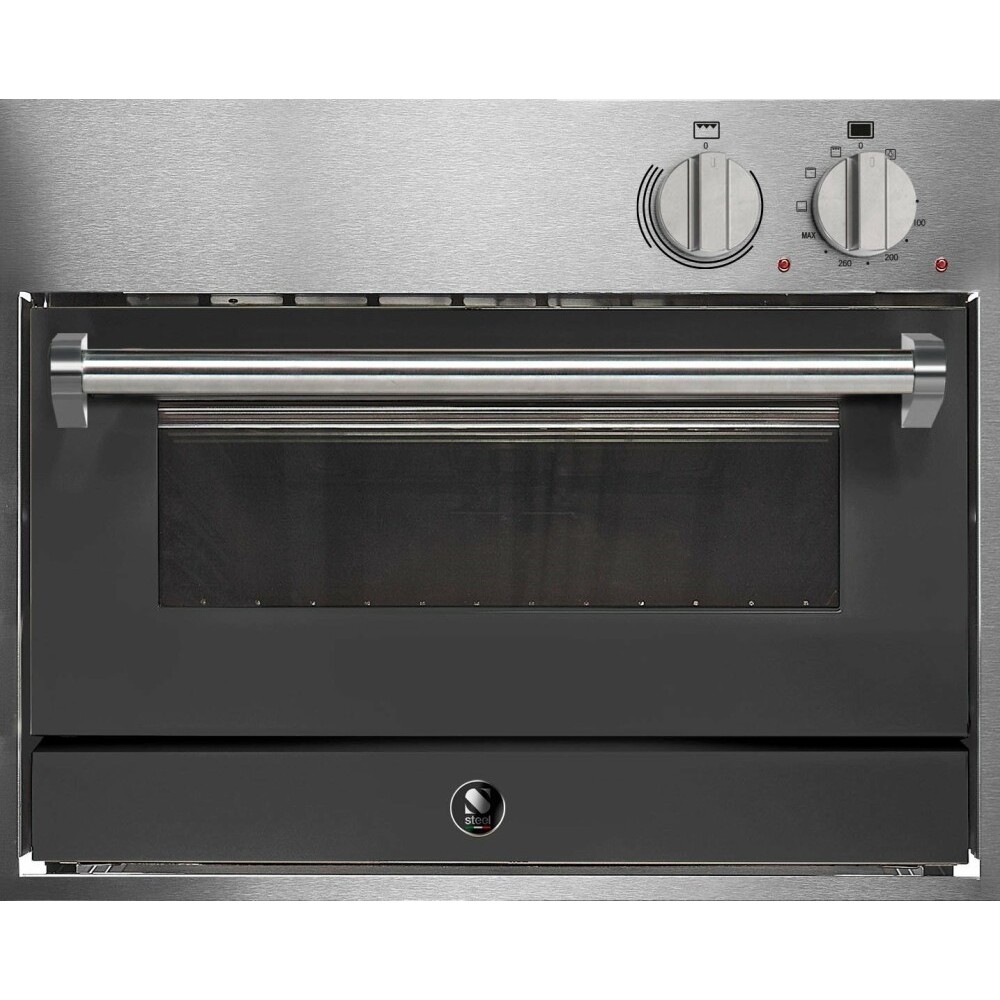 Acero GQFE6 Silencioso Oven Pizza Silencioso Base en Piedra Refractario 60x45cm Silencio Cocina Home