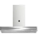 GQK100 de acero - campana de cocina 100cm, Diseño profesional, 900m3/h : Color - s.steel ss